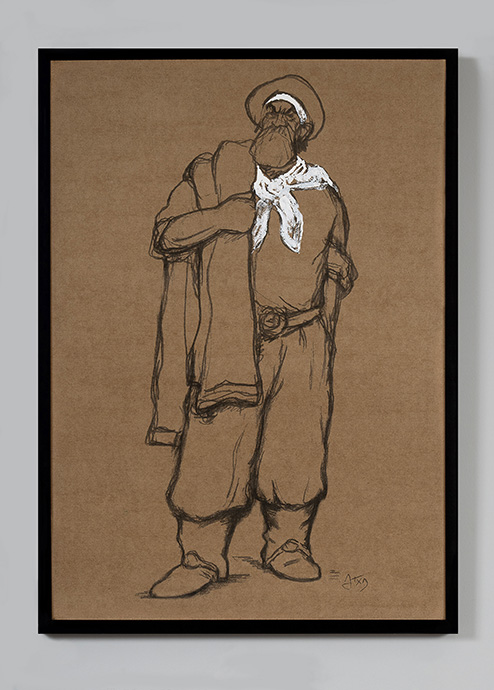 Láminas intervenidas de forma única por el autor #LIBCGaucho